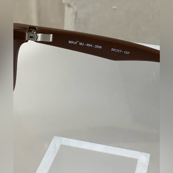Maui Jim Makoa MJ 804-25W Wrap Brown Polarized Sunglass Frames Only Brown 59mm - Picture 12 of 16
